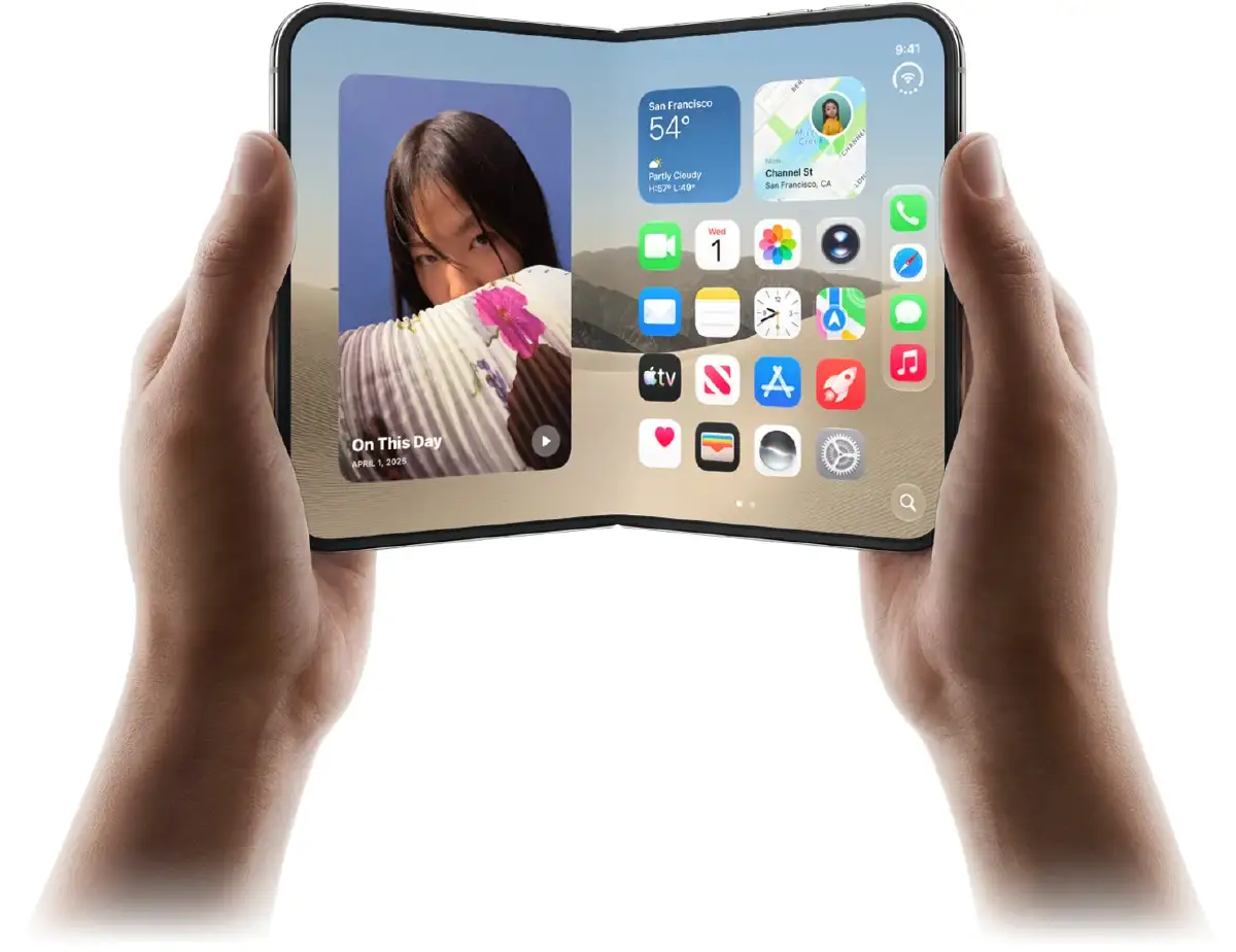 Apple announces iPhone Duo: 7.6" inner display, A20 Pro, Touch ID
