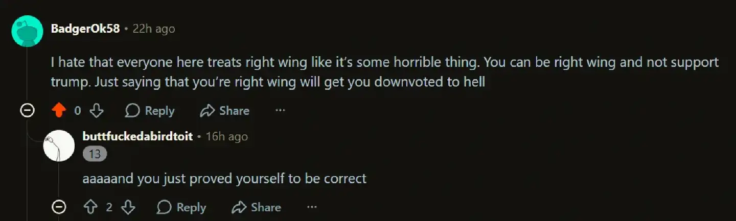 why downvote instead of addressing his point?